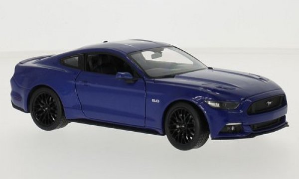 1/24 Welly Ford Mustang GT 2015 blau 24062