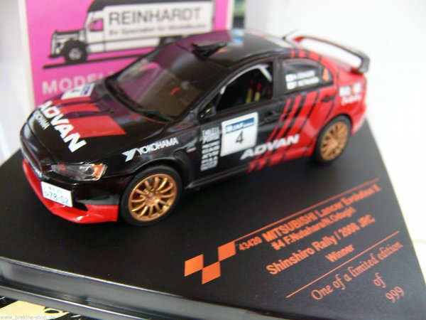 1/43 Vitesse Mitsubishi Lancer Evolution X #4 Shinshiro Rally 2008 JCR Wi.43420