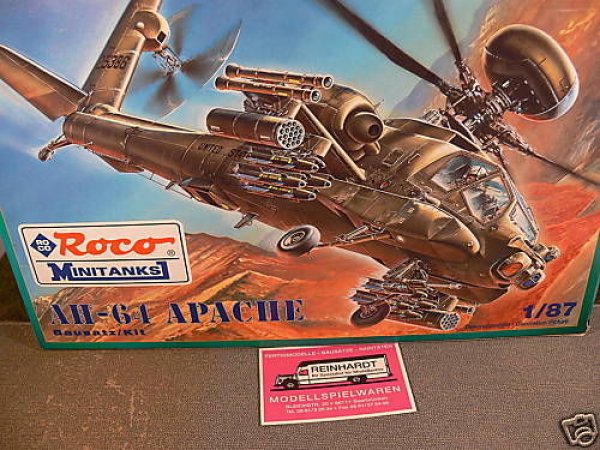 1/87 Roco AH-64 Apache 718 Bausatz