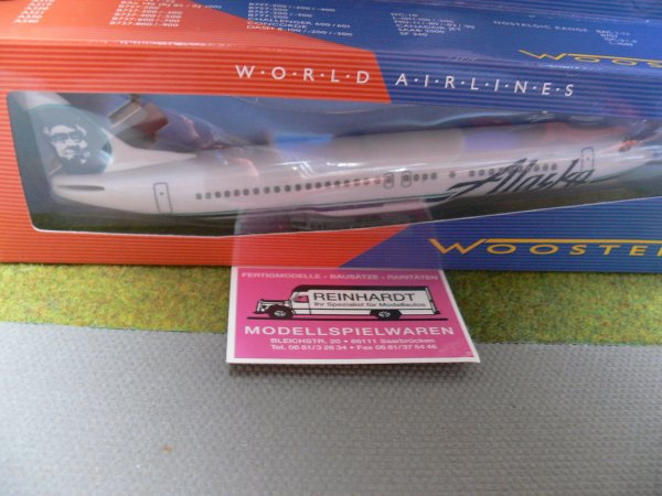 1/180 Wooster Herpa Boeing 737-400 Alaska Airlines SONDERPREIS 9,99 € #606097