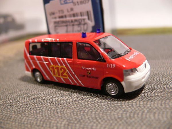 1/87 Rietze VW T5 Bus Feuerwehr Aulendorf 51807