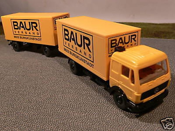 1/87 Wiking MB Baur Versand Hängerzug 459 1 B