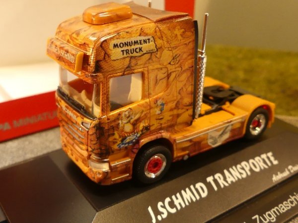 1/87 Herpa Scania R Zugmaschine Herpa Monument Truck 110822