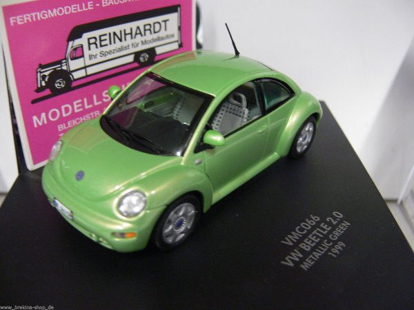 1/43 Vitesse VW Beetle 2.0 grünmetallic 1999 VMC066