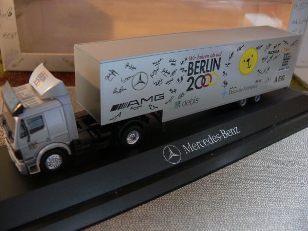 1/87 Herpa MB SK Berlin 2000 AMG Sattelzug PC