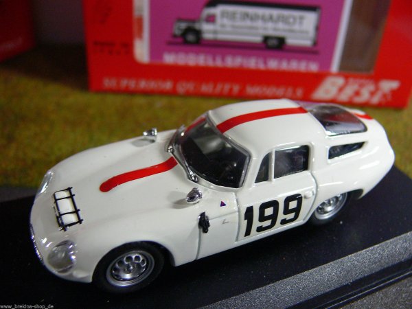 1/43 Best 9116 Alfa Romeo TZ1 Monza 1964 D. Nabokov #199