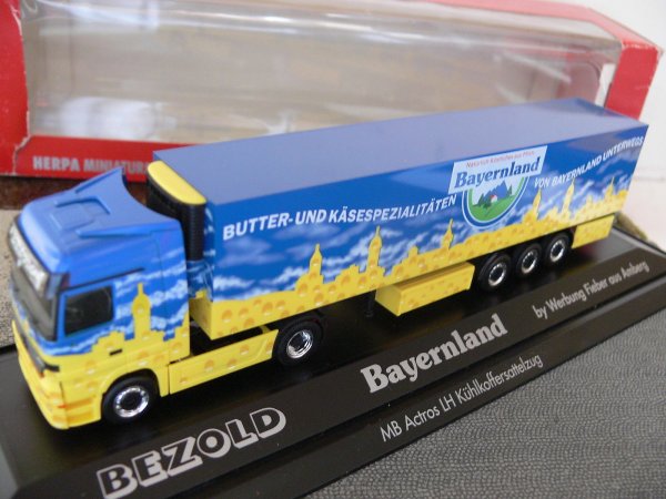 1/87 Herpa 120401 MB Actros LH Bezold Bayernland Sattelzug PC