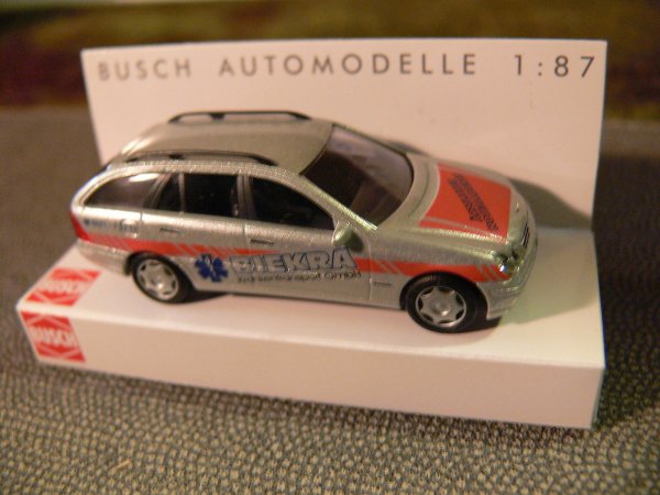 1/87 Busch MB C-Klasse T Bieka Rettungsdienst 49167