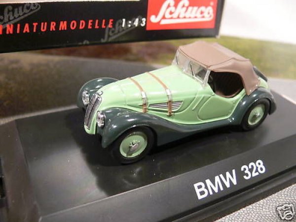 1/43 Schuco BMW 328 Cabrio Softtop grün 02423