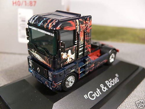 1/87 Herpa Renault AE Gut & Böse Zugmaschine 183314