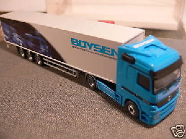 1/87 Wiking MB Actros Boysen Abgassysteme Koffer-SZ 538 04 B