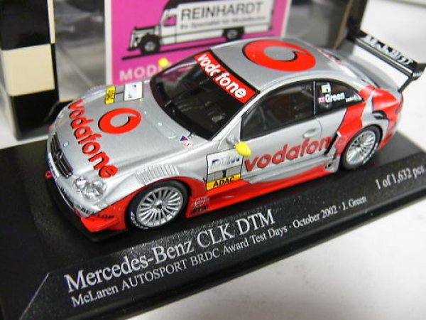 1/43 Minichamps MB CLK DTM McLaren BRDC J.Green 2002 #1 400023291