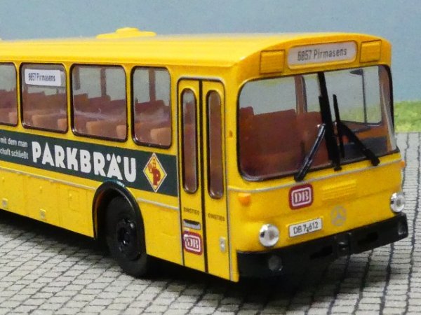 1/87 Brekina MB O 307 DB Parkbräu Sondermodell Reinhardt
