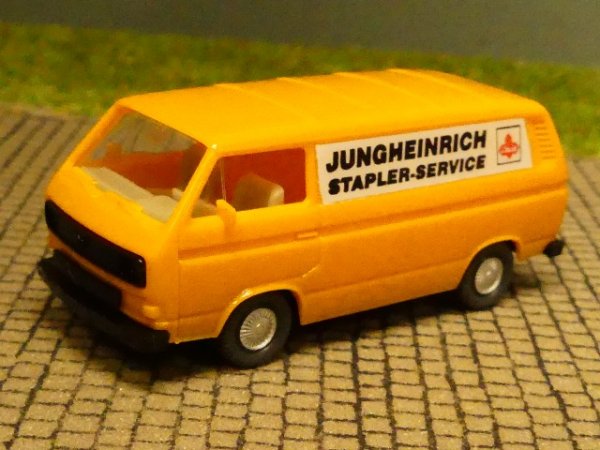 1/87 Wiking VW T3 Jungheinrich Stapler-Service Kasten 290/6