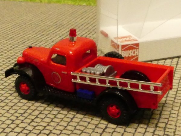 1/87 Busch Dodge Power Wagon Fire USA 44004