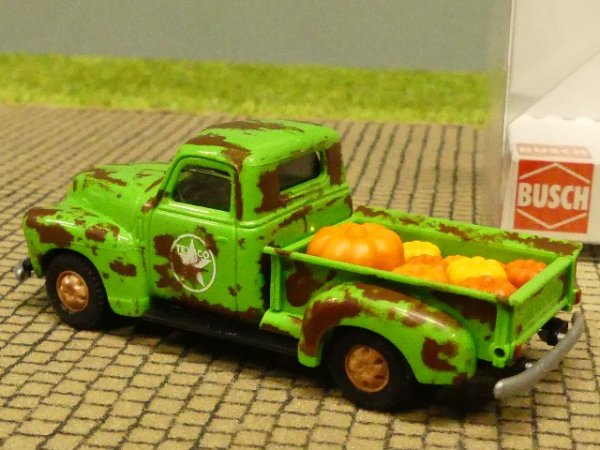 1/87 Busch Chevrolet Pick -up Kürbislaster 48240