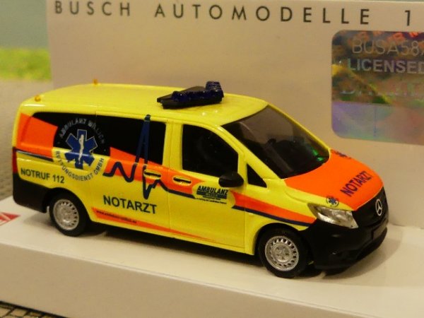 1/87 Busch MB Vito Ambulanz 51115