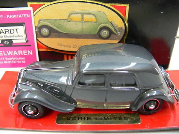 1/43 Norev Citroen 22 CV 1934 graumet. lim. Sonderserie