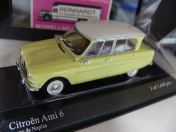 1/43 Minichamps Citroen Ami 6 Jaune de Naples gelb