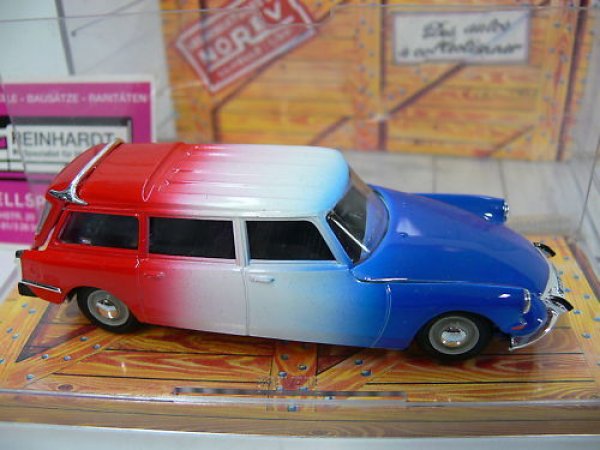 1/43 Norev Citroen ID 19 Break 1963 blau/weiss/rot