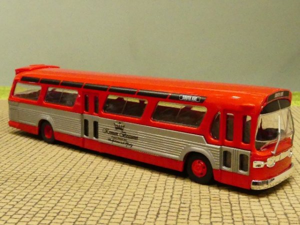 1/87 Fishbowl Kronen Brauerei Amerikanischer Bus rot