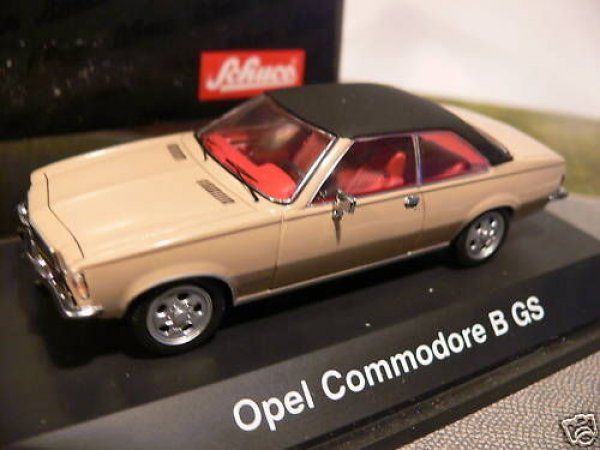 1/43 Schuco Opel Commodore B GS hellbraun 02771