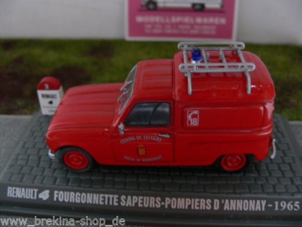 1/43 Renault Fourgonnette Sapeurs-Pompiers D´Annonay 1965 rot