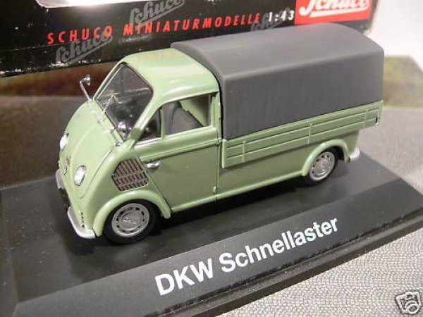 1/43 Schuco DKW Schnellaster Pr/Plane grün 02402