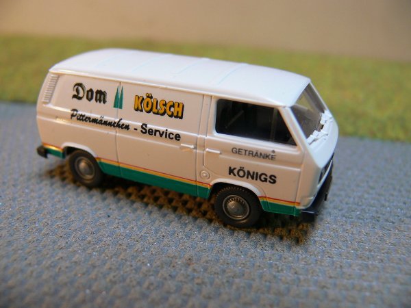 1/87 VW T3 Kastenwagen Dom Kölsch Pittermännchen Service