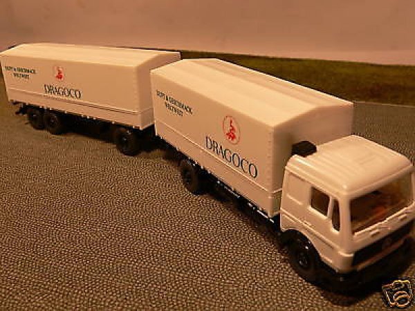 1/87 Wiking MB NG 1632 Dragoco Hängerzug 455 10 A