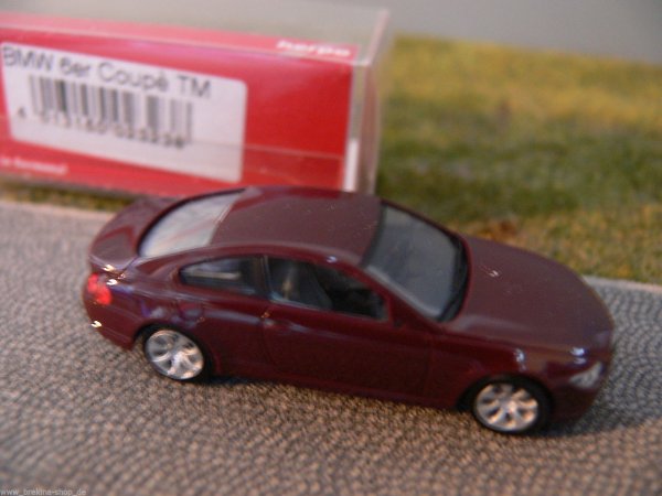 1/87 Herpa BMW 6er Coupé dunkelrot 023238