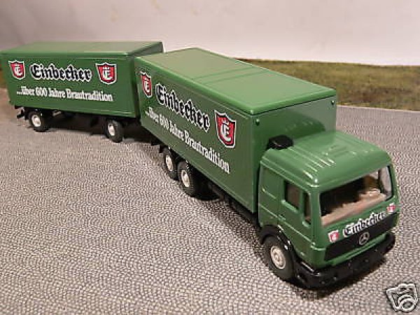 1/87 Wiking MB NG 1632 Einbecker Bier Hängerzug 457 7 A