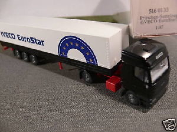 1/87 Wiking Iveco Euro Star EuroStar Planen-Sattelzug 516 01 B