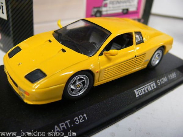 1/43 DetailCars 321 Ferrari 512 M 1995 gelb