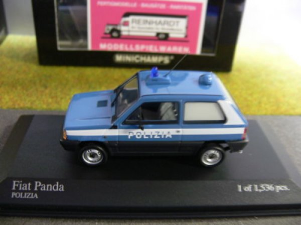 1/43 Minichamps Fiat Panda 1980 Polizia