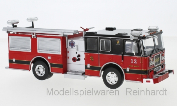 1/43 Ixo Seagrave Marauder II rot/schwarz Fire Department SFD TRF 003