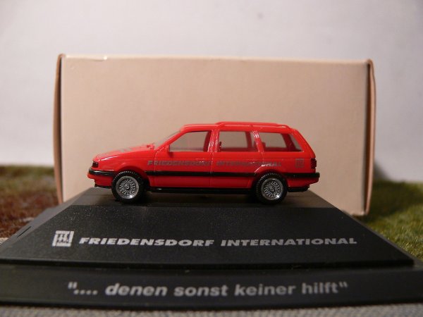 1/87 Herpa VW Passat GL Kombi Friedensdorf International PC-Box