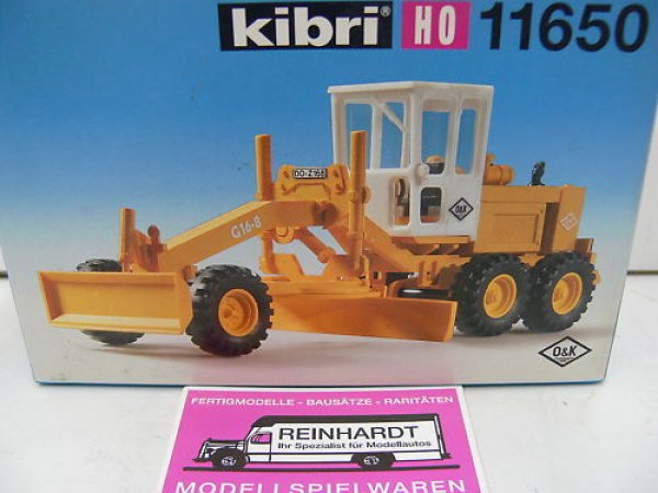 1/87 Kibri 11650 O & K Grader G18-8 gelb