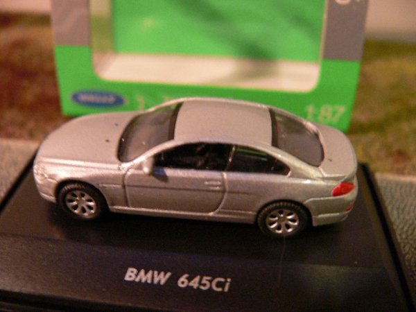 1/87 Welly BMW 645 Ci silber 73101