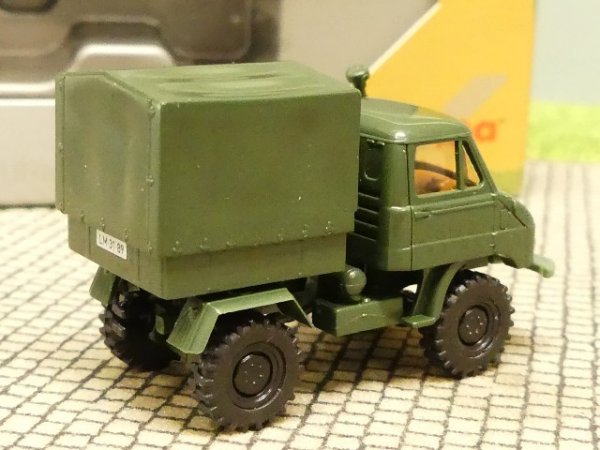 1/87 Herpa Brekina Unimog 411 Pritsche Luftwaffe der Niederlande 746489