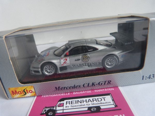 1/43 Maisto MB CLK-GTR Warsteiner #2 50110