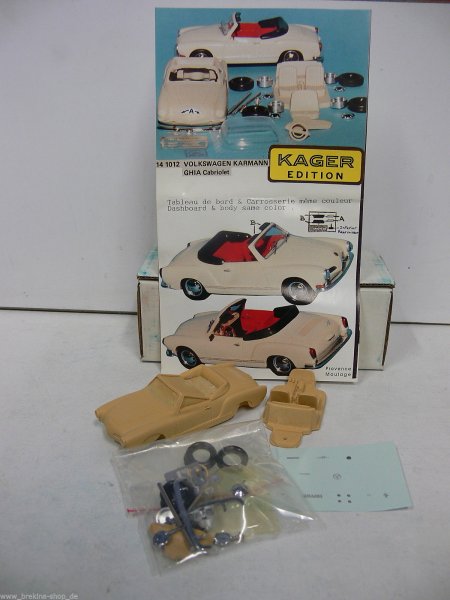 1/43 Provence Moulage 141012 VW Cabriolet Karmann Ghia 1972 Handarbeits.+ Decals