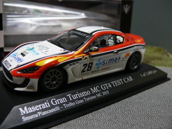 1/43 Minichamps Maserati Gran Turismo MC GT4 Test Car MC 2010 400101228*