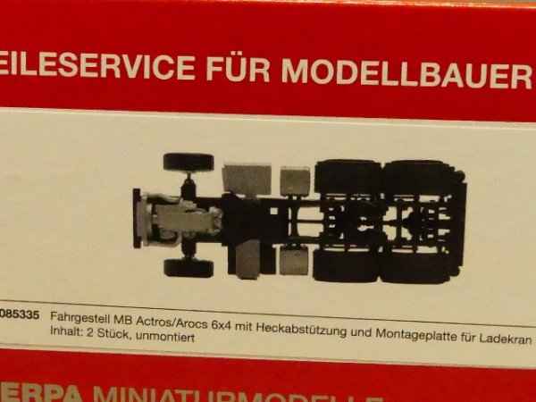 1/87 Herpa TS FG MB Actros/Arocs 6x4 + Heckabst. und Kranaufnahme 085335