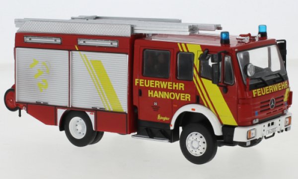 1/43 Ixo MB 1224 Ziegler LF 16/12 Feuerwehr Hannover TRF 021S