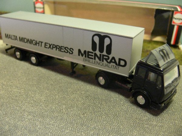 1/87 Herpa MB S 80 Malta Midnight Express Menrad Koffer-SZ