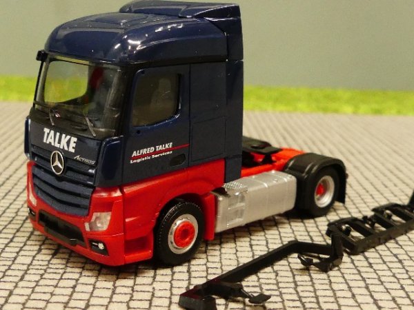 1/87 Herpa MB Actros 11 StSp 2-Achs ZM Talke Felgen silber rot