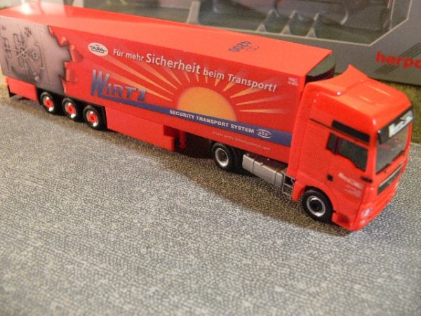 1/87 Herpa MAN TGX Wirtz Koffer Sattelzug 904735