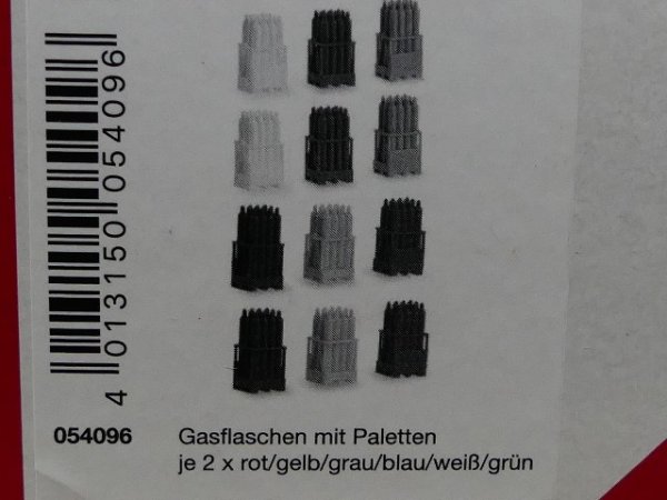 1/87 Herpa Zubehör Gasflaschen mit Gitterbox 054096