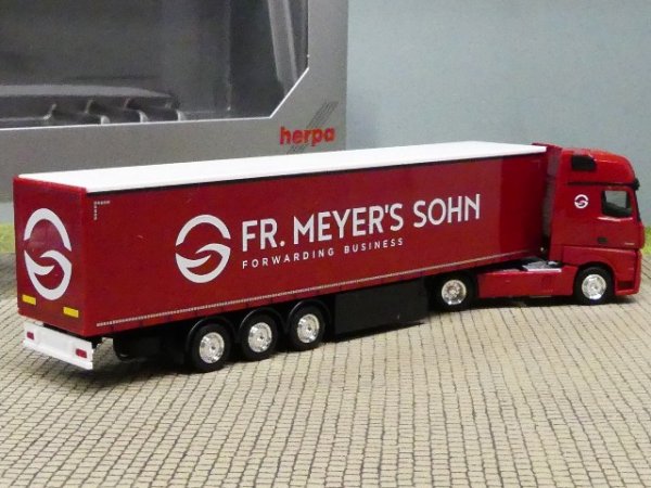 1/87 Herpa MB Actros `18 GigaSpace Gardinenplanen-Sattelzug 947169